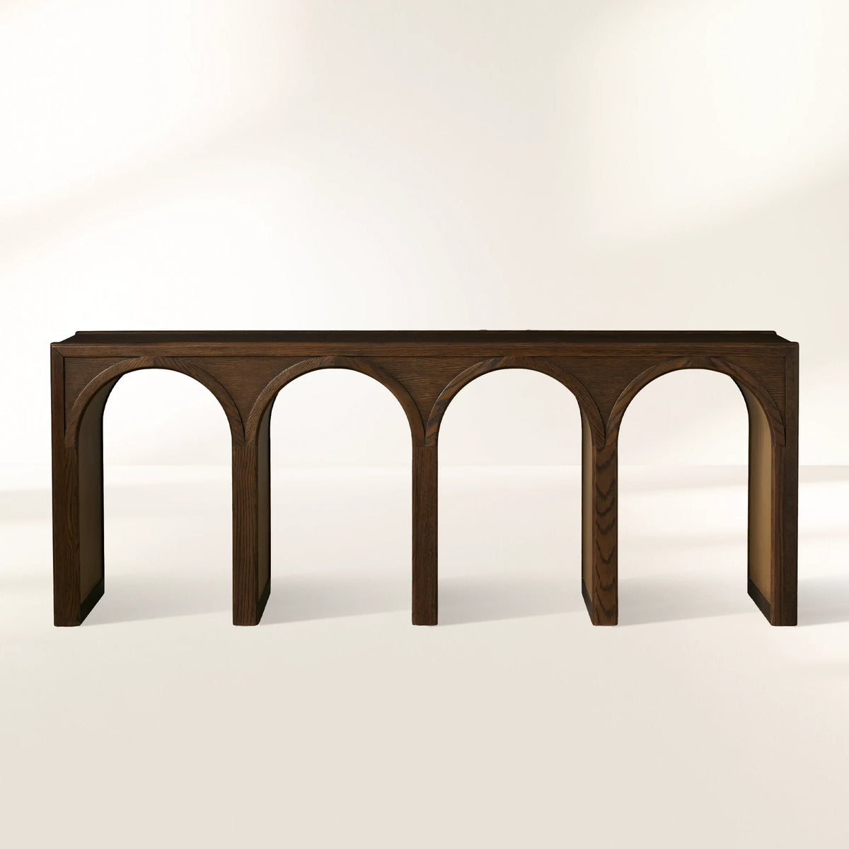 Hattie Solid Oak Entrance Console Table Country Style Entryway Table