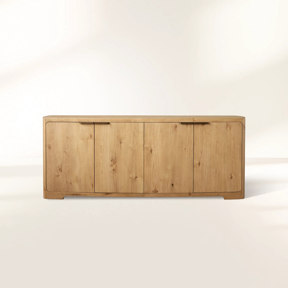 Redding Sideboard, Mid-Century Modern Solid Oak Sideboard