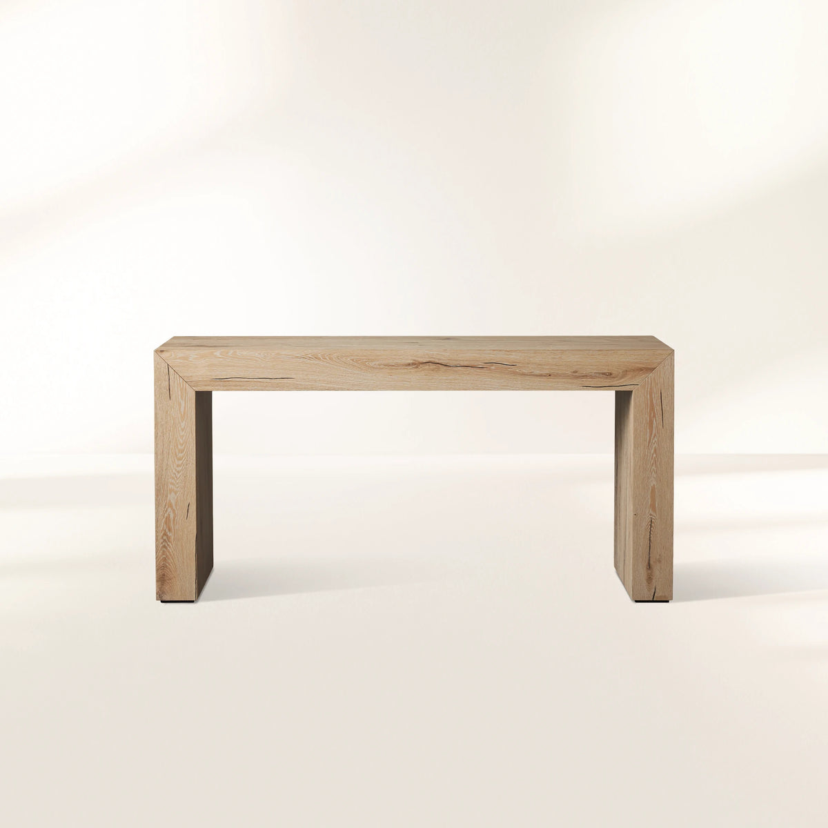 Sullivan Entryway Console Table Solid Oak Hallway Entrance Table Simple Modern Natural Style