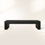 Table basse rectangulaire Sullivan cascade en bois de chêne massif, table à thé centrale de style rustique, table basse de cocktail.