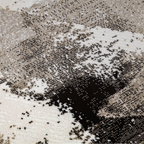 Tapis Puxina à motif de coups de pinceau abstraits, tons neutres, art décontracté et sensation de détente, style coup de pinceau moderne et délavé