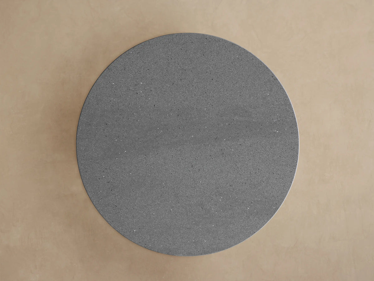 Outdoor Bar Table with Stone Top Tulip Base