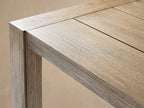 Canyon Natural Teak Outdoor Dining Table Rectangular Outdoor Dining Table
