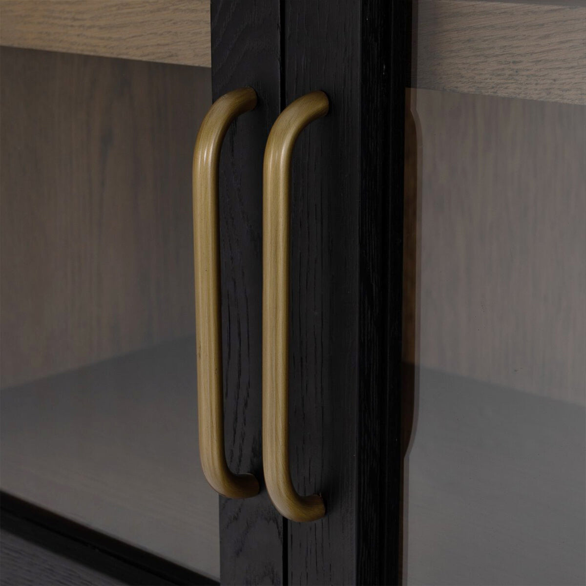 Hattie Open Bookcase Glass Door Tall Display Cabinets Wood File Cabinets Dining Sideboards