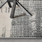 Xiangshe Strukturierte Gitter Modern Teppich Künstlerisch & Retro Minimalistisch & Rational Stil Teppich