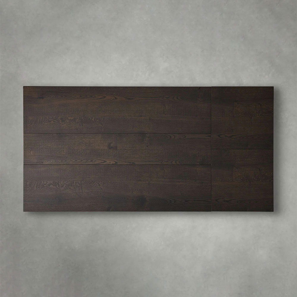 Powell Doppel-Ausziehtisch aus Holz mit Stahlgestell