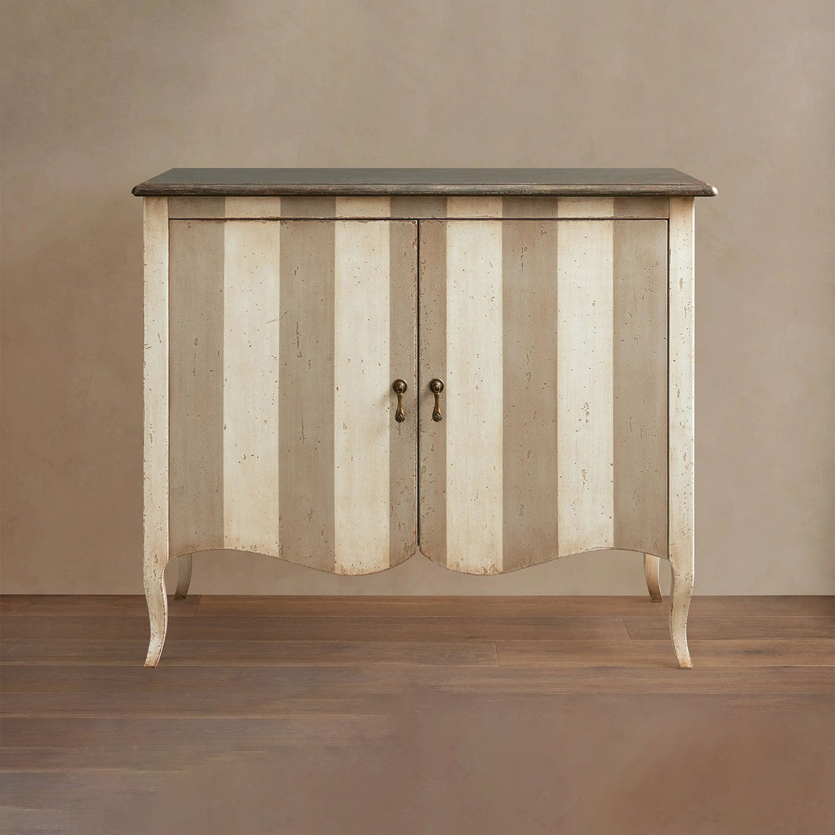 Orabela Amalfi Vintage Distressed Sideboard Buffet Storage Cabinet Hand-Painted Wood Entrance Cabinet