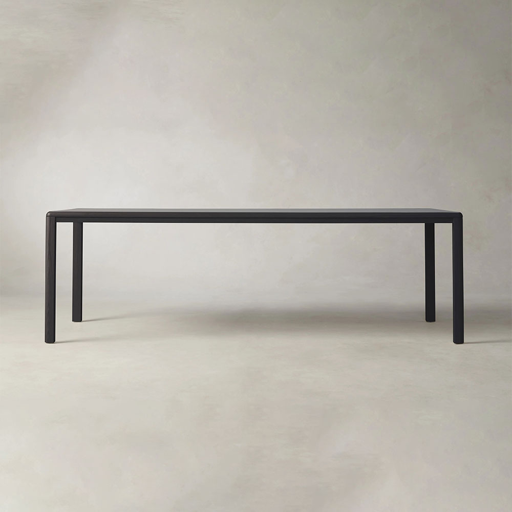 Ford Ash Wood Rectangle Dining Table Modern Rural Parsons Style