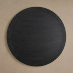 Leighton Modern Country Round Wood Dining Table with Timeless Pedestal Design