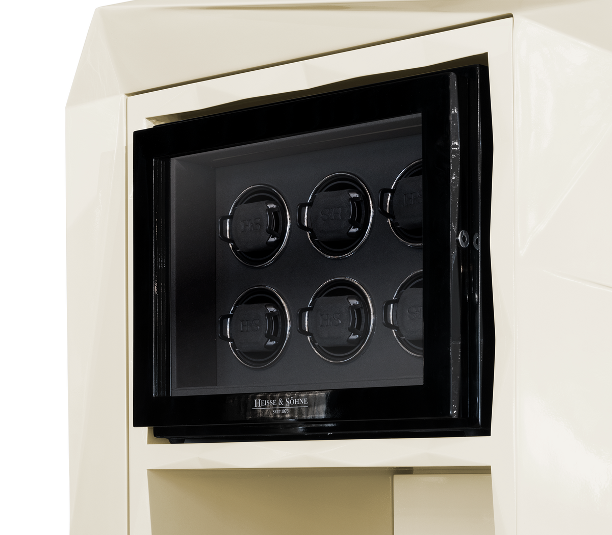 Luxury Diamond Floor Safe with Hidden Watch Winder & Certified High-Security Storage System