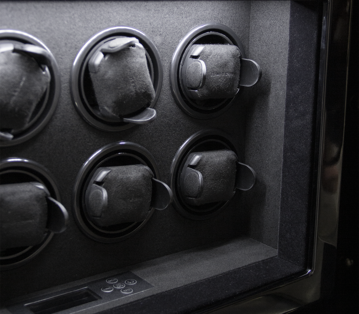 Luxury Knox Watch Winder Safe with Fort Knox-Inspired Armor Design & 8-Rotor Storage System