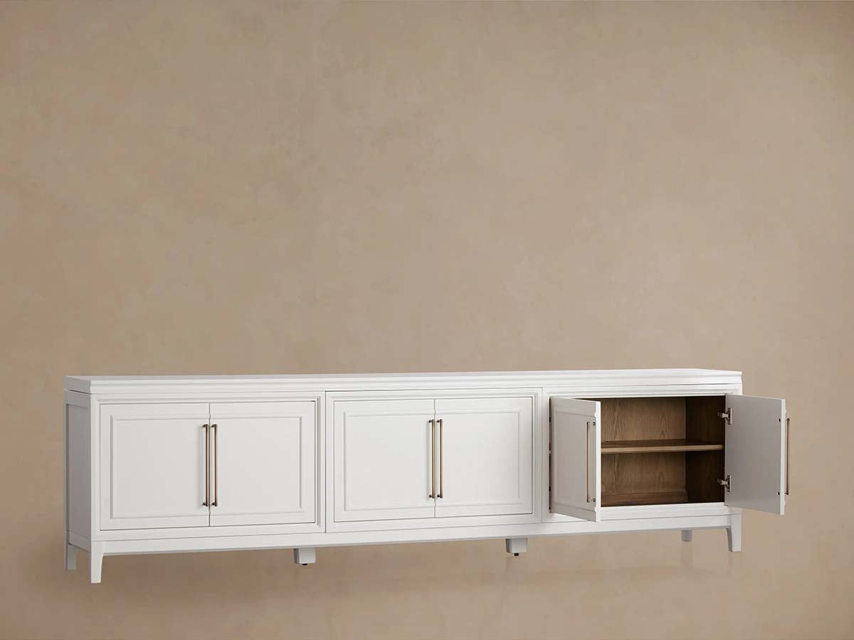 Rowan Wood TV-Schrank modern Sideboard Wohnzimmer Eingangsbereich Aufbewahrungsschrank