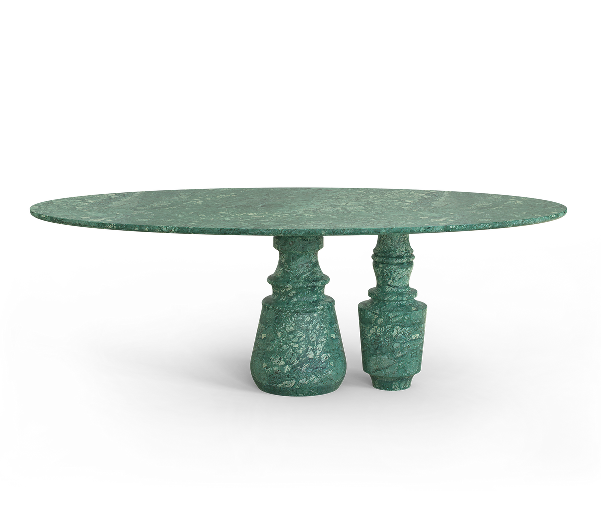 Pietra Oval Classic Estremoz Marble Dining Table