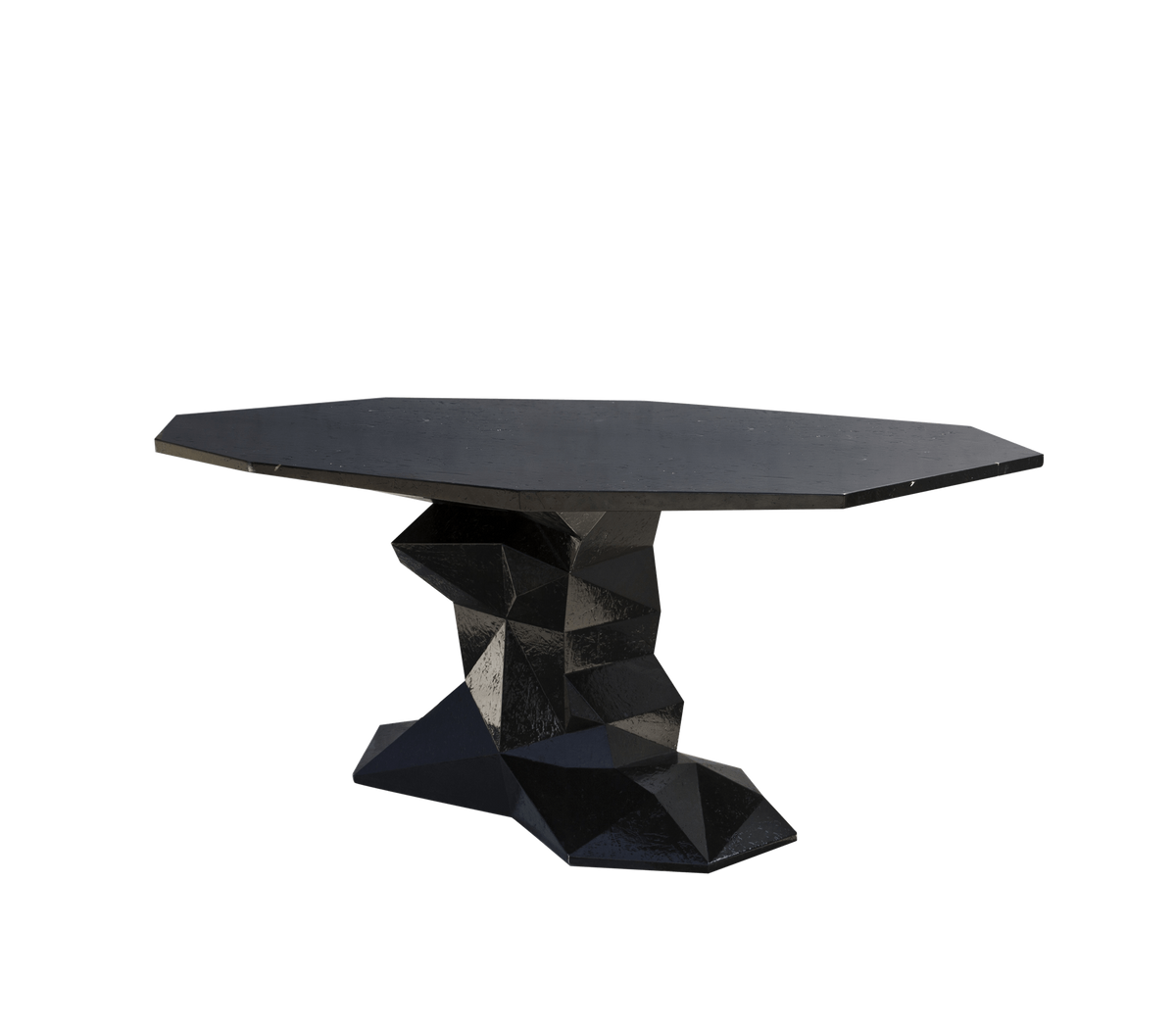 Bonsai Dining Table with Minimalism & Personalized Faceted Dining Table