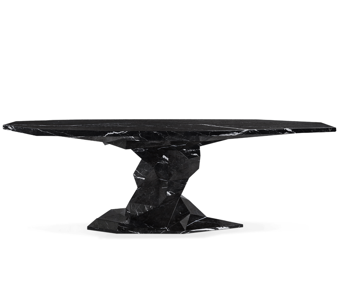 Bonsai Dining Table with Minimalism & Personalized Faceted Dining Table