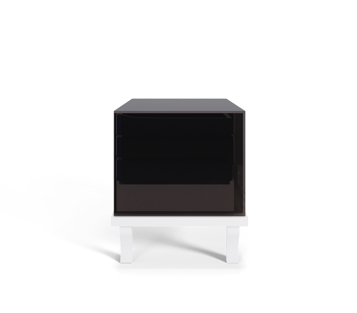 Soho Eclectic Mixed Material Luxury Bedside Table