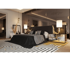 Lapiaz Kintsugi Velvet Polished Gold Luxury Headboard