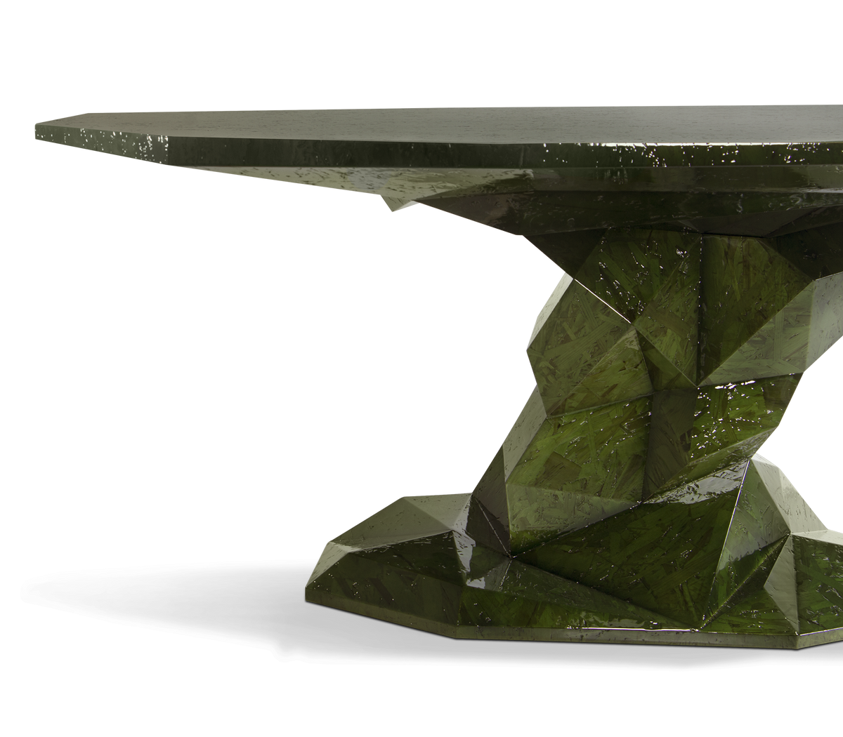 Bonsai Dining Table with Minimalism & Personalized Faceted Dining Table