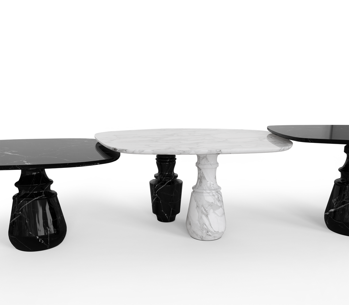 Pietra Nero Marquina Modular Dining Table