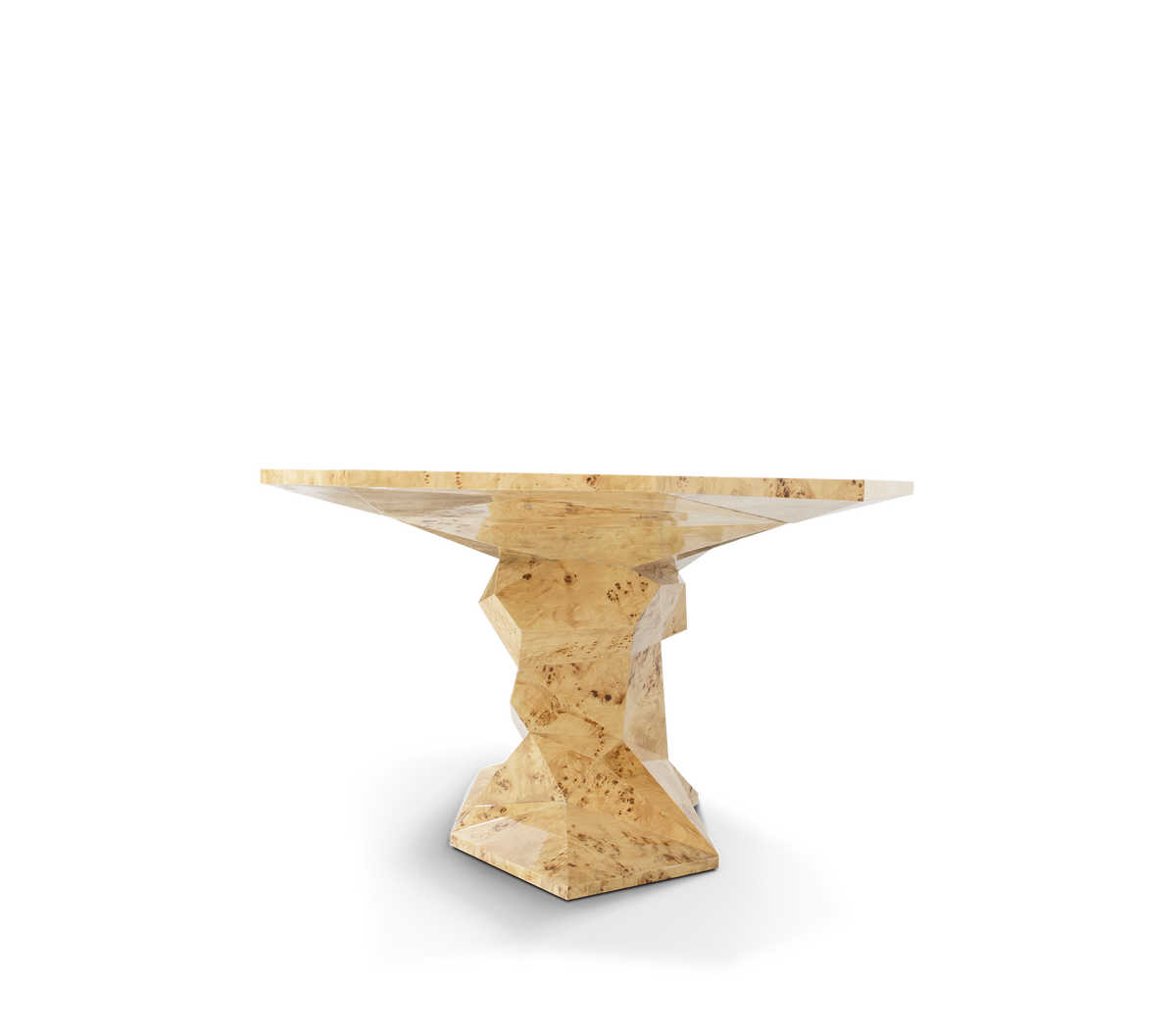 Bonsai Dining Table with Minimalism & Personalized Faceted Dining Table