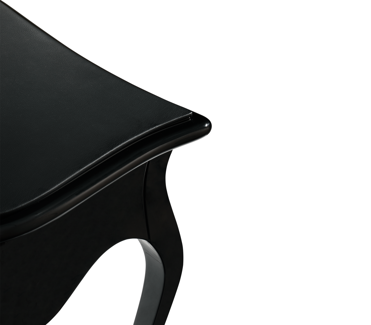 Boulevard Gloss Black Classic Executive Writing Desk
