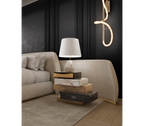 Frank Surreal Multi-Veneer Layered Luxury Nightstand