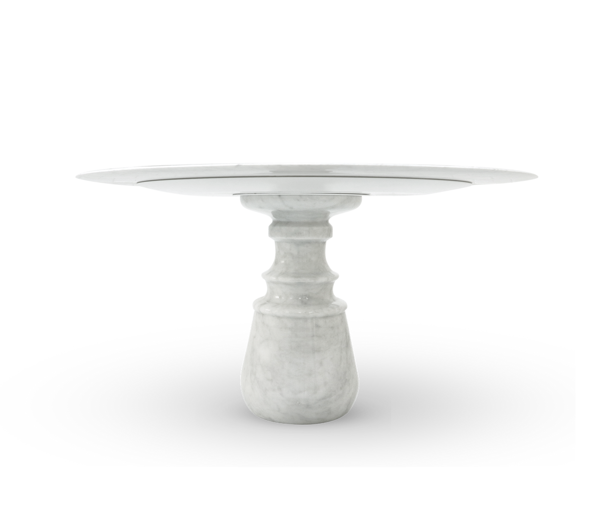 Pietra Round Classic Estremoz Marble Dining Table