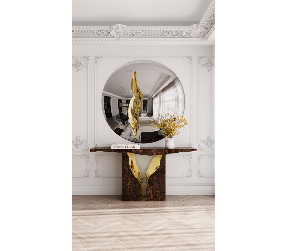 Lapiaz Consoles Azulejo Karst Sculpture Entryways Cabinet Table