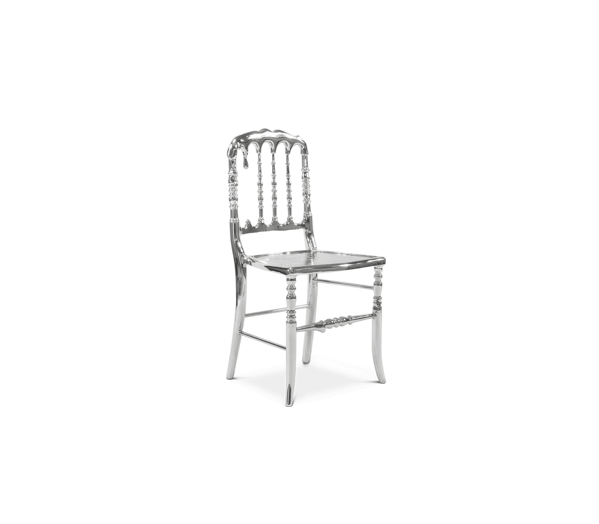 Emporium Silver Surrealist Cast Aluminium Luxury Chair