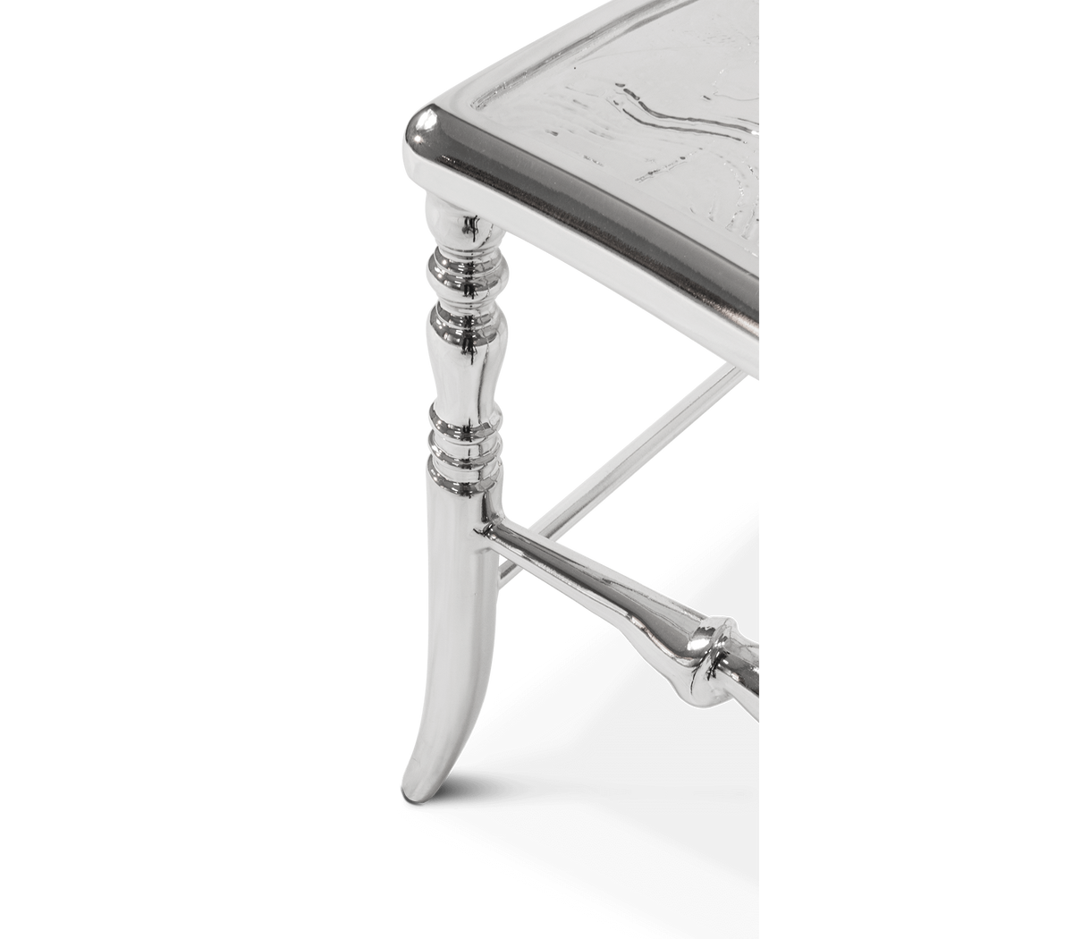 Emporium Silver Surrealist Cast Aluminium Luxury Chair