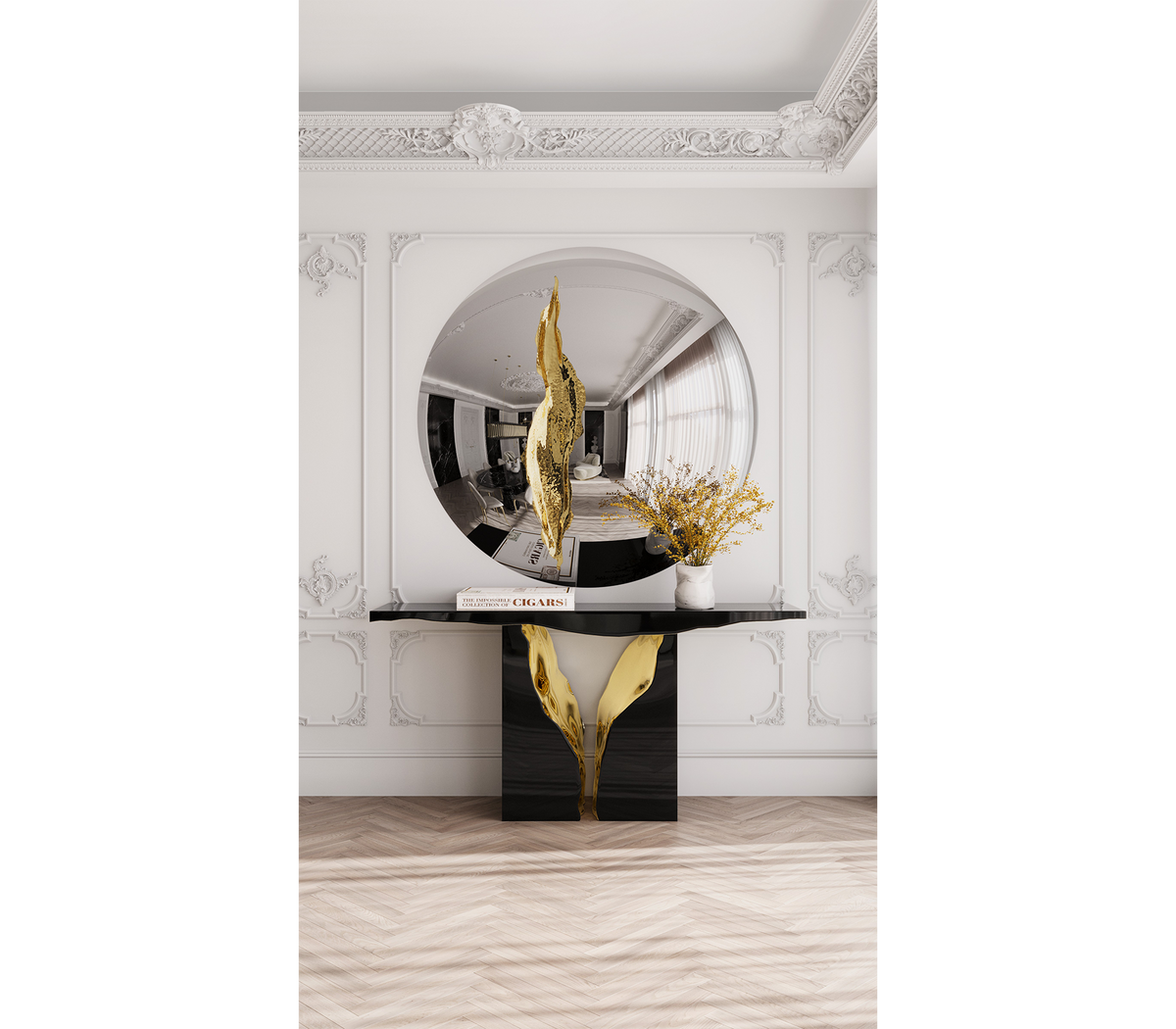 Lapiaz Consoles Azulejo Karst Sculpture Entryways Cabinet Table