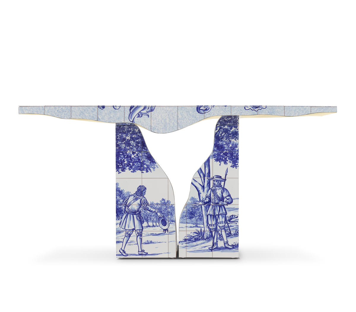 Lapiaz Consoles Azulejo Karst Sculpture Entryways Cabinet Table