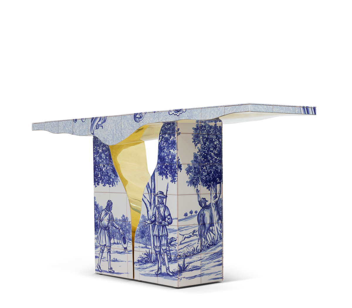 Lapiaz Consoles Azulejo Karst Sculpture Entryways Cabinet Table