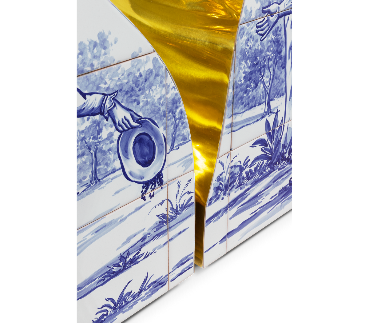 Lapiaz Consoles Azulejo Karst Sculpture Entryways Cabinet Table