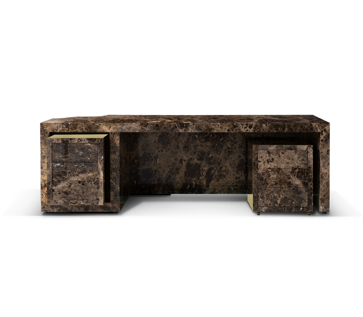 Lapiaz Karst Stone Marble Luxury Executive Desk