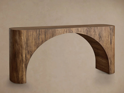 Console San Rafael - Bois pour couloir ou entrée - Style artistique