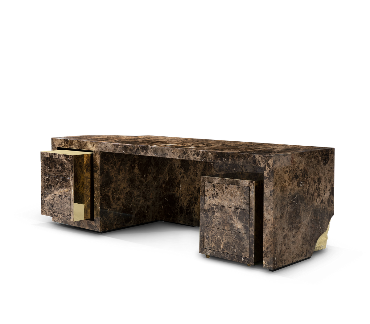 Lapiaz Karst Stone Marble Luxury Executive Desk