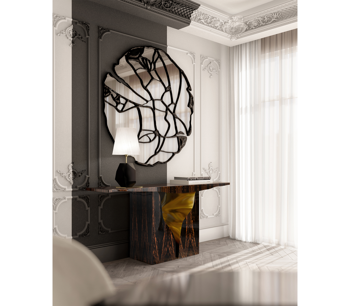 Lapiaz Consoles Azulejo Karst Sculpture Entryways Cabinet Table