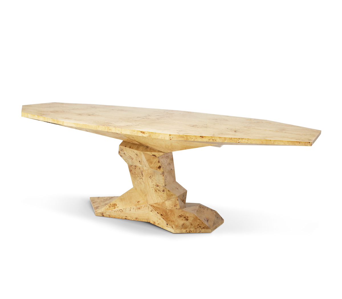 Bonsai Dining Table with Minimalism & Personalized Faceted Dining Table
