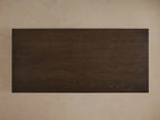 Table basse rectangulaire Sullivan cascade en bois de chêne massif, table à thé centrale de style rustique, table basse de cocktail.