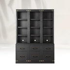 Tremont Modern Offices File Cabinets Bookcases Wood Tall Display Storage Cabinets