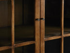 Merritt Wood Living Tall Display Cabinet Vintage Bookcase Solid Pine Entryways Sideboard Storage Cabinet