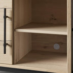 Sullivan Modern Wood Sideboards Buffet Cabinet Two-Door Entrance Cabinet