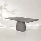 Cavallino Classico Outdoor Concrete Dining Table with Oval Base