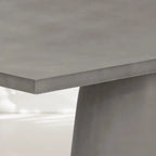 Cavallino Classico Outdoor Concrete Dining Table with Oval Base