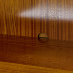 Armoire de chambre française Lavenir, noire brillante, meuble d'entrée avec tiroir