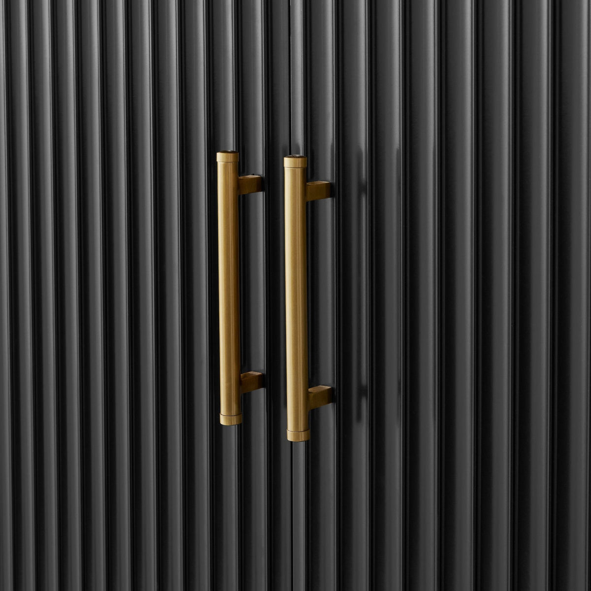 Meuble bar Louis Wood, armoire à vin, buffet d'inspiration constructiviste, porte-verres intégré