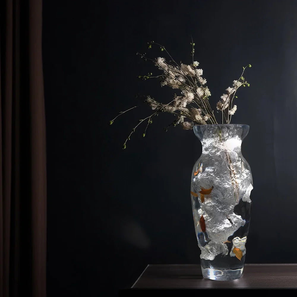 Série Éternelle - Vases décoratifs artistiques en acrylique