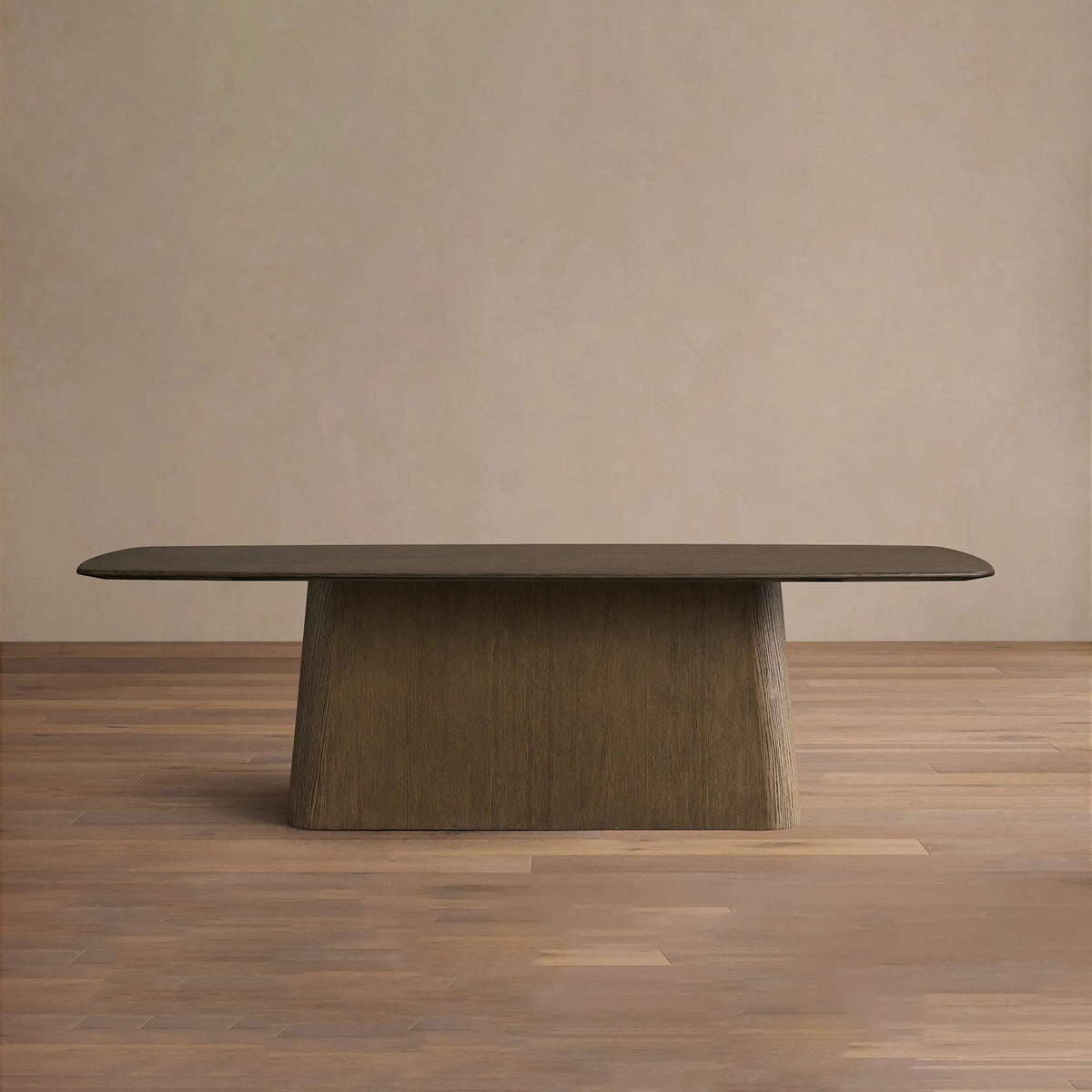 Table de salle à manger Saint Germain en bois avec plateau en chêne massif et piètement Toulouse