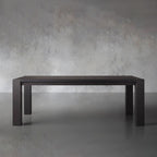 Parsons Rectangle Dining Table with Solid Romanian Oak